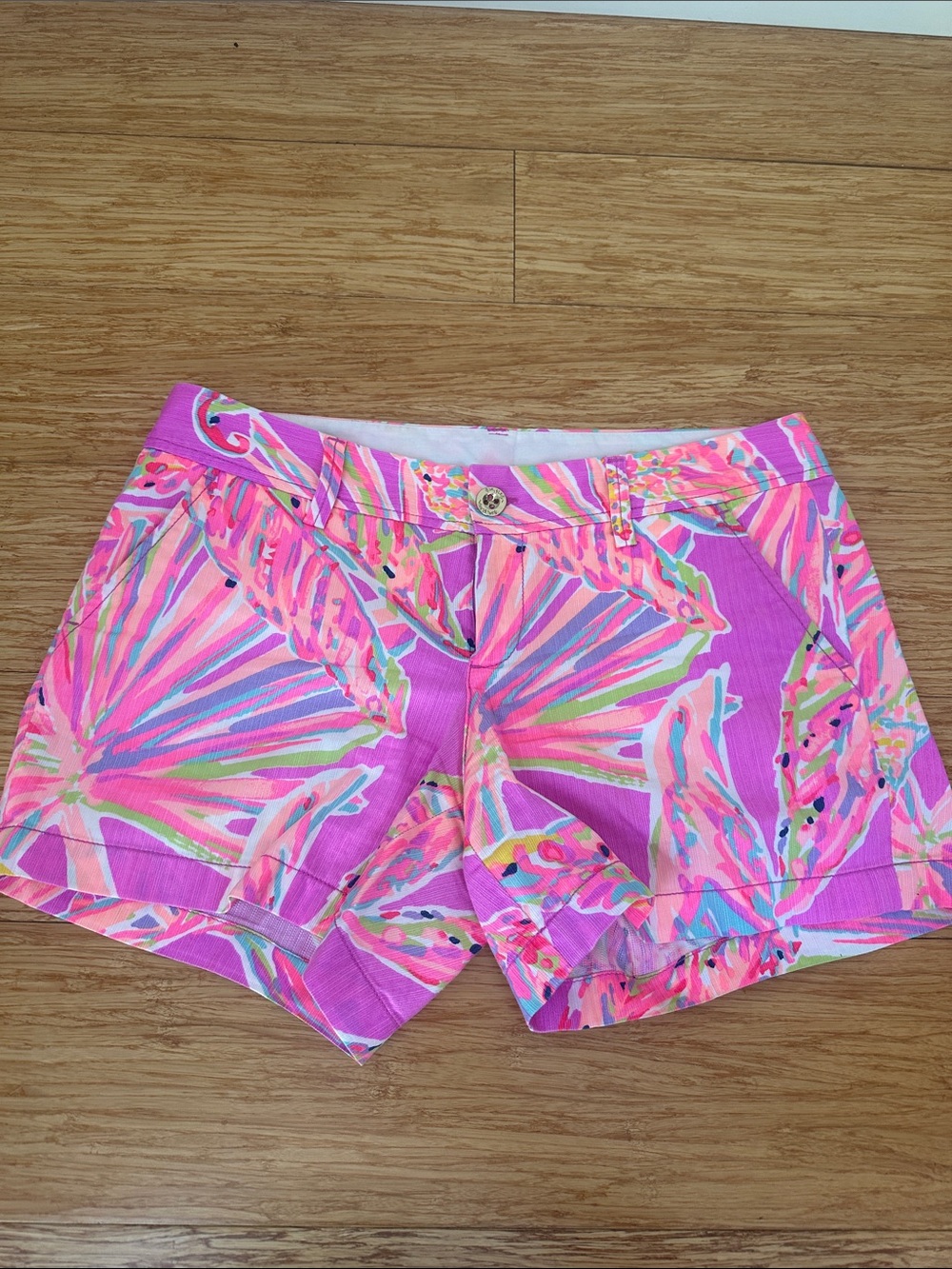 Lilly Pulitzer The Callahan Short Pink Multicolor Tropical Shorts